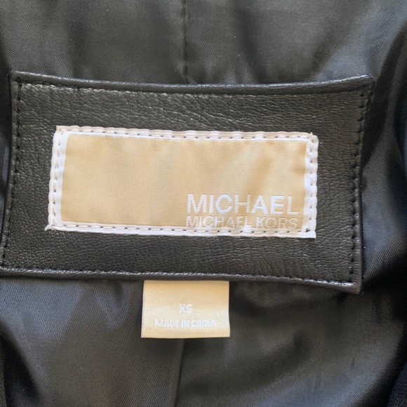 Michael Kors ladies leather jacket - Picture 2 of 2